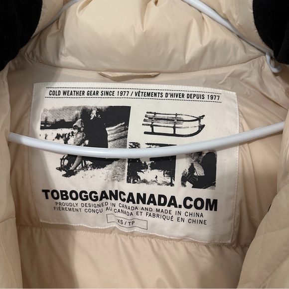 Toboggan Canada Luna Puffer Jacket Beige/Taupe XS - Picture 7 of 9
